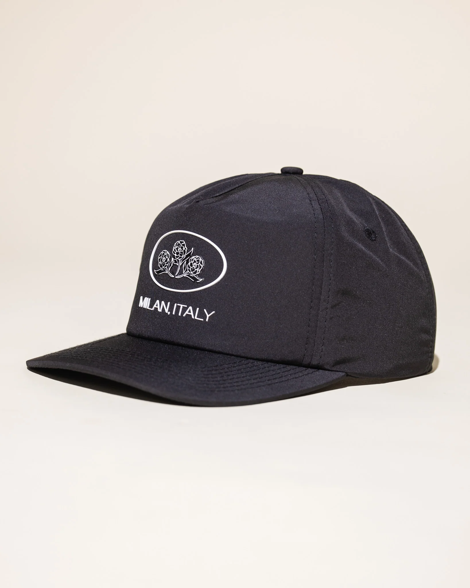 Pirate Milan, Italy Nylon Hat (Pirate Black) - Image 7